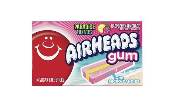AIRHEADS GUM RASPBERRY LEMONADE 33G
