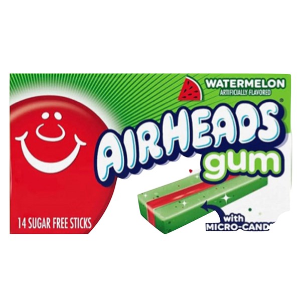 AIRHEADS GUM WATERMELON 33G