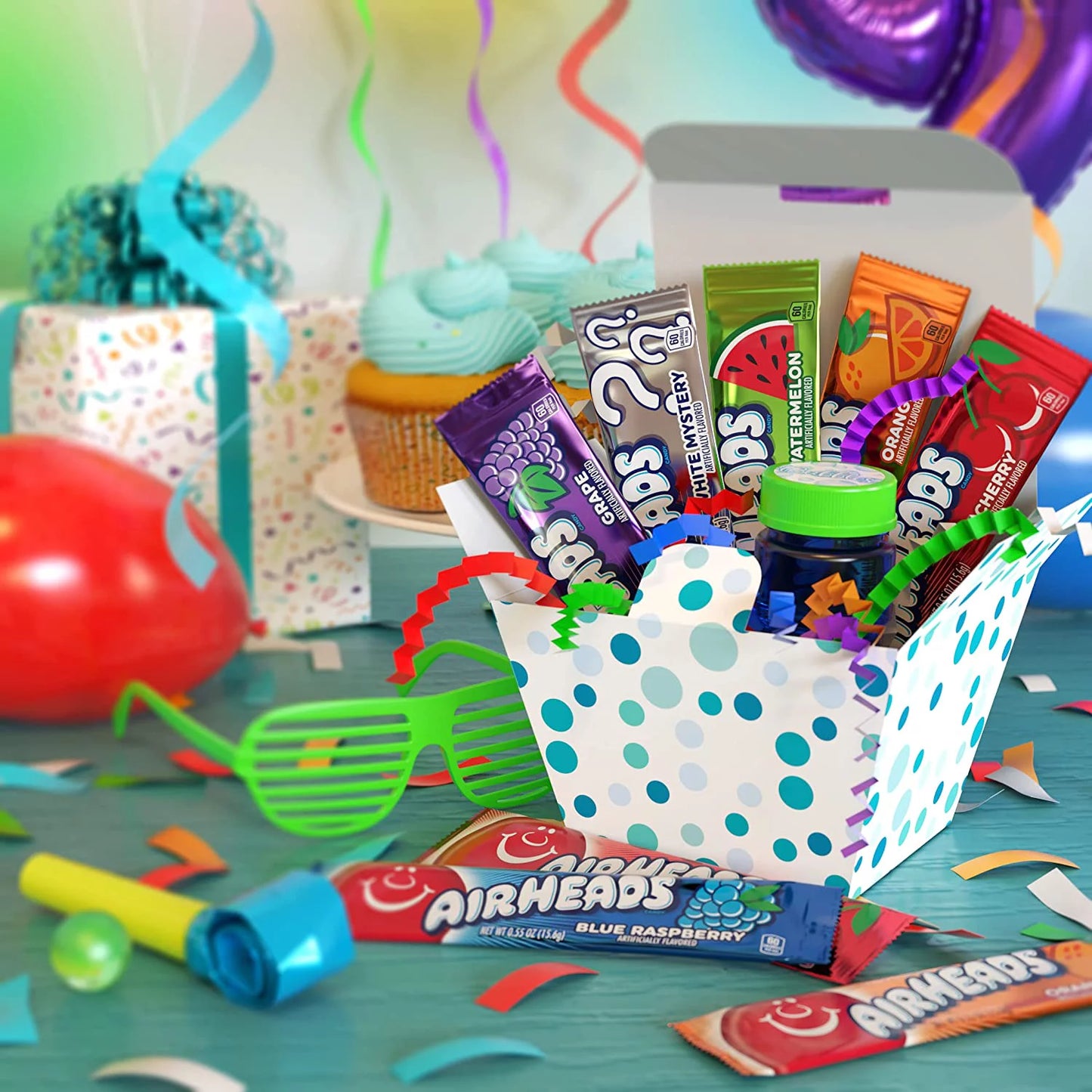 AIRHEADS CHEWY CANDY BARS, ASSORTED FLAVORS