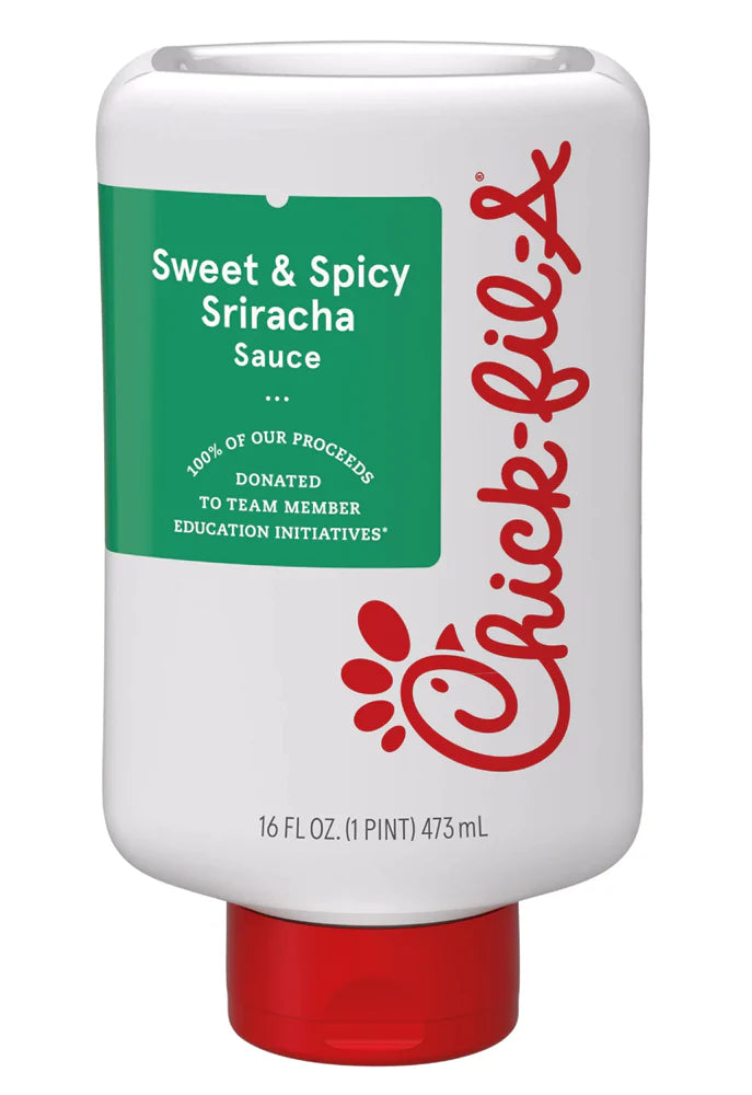 CHICK-FIL-A SWEET AND SPICY SRIRACHA DIPPING SAUCE 16OZ