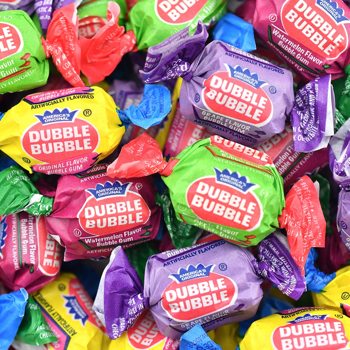 DUBBLE BUBBLE ASSORTED 4-FLAVOR 300 PIECES