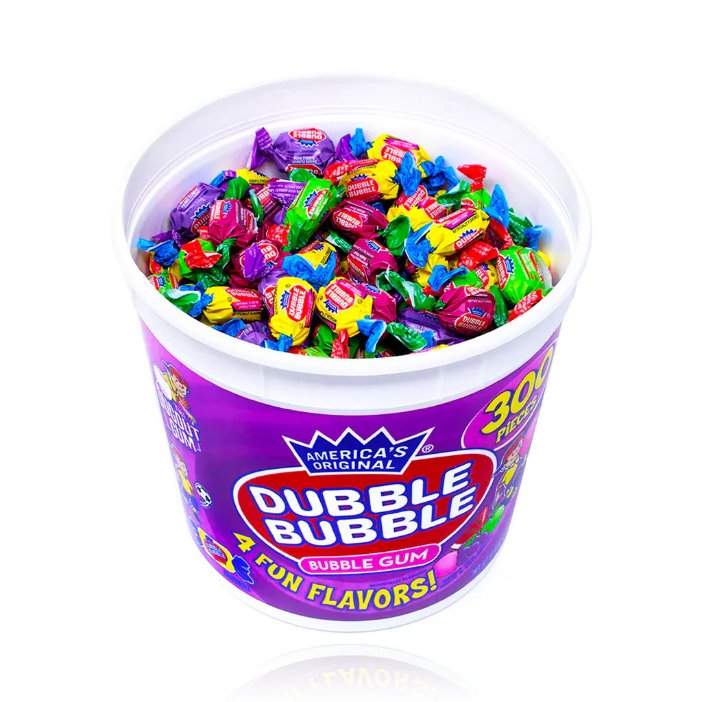 DUBBLE BUBBLE ASSORTED 4-FLAVOR 300 PIECES