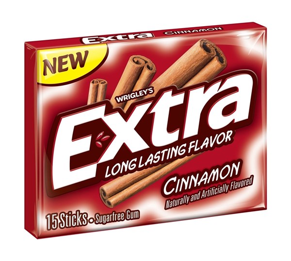 EXTRA CINNAMON GUM 15 STICKS