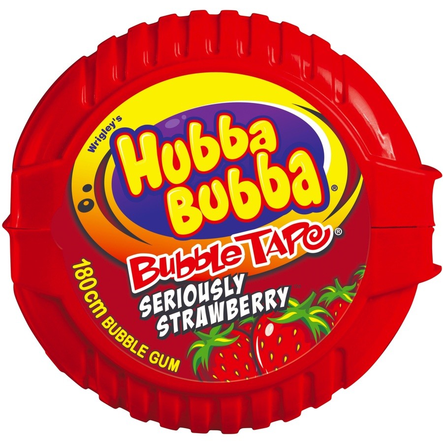 HUBBA BUBBA BUBBLE TAPE STRAWBERRY