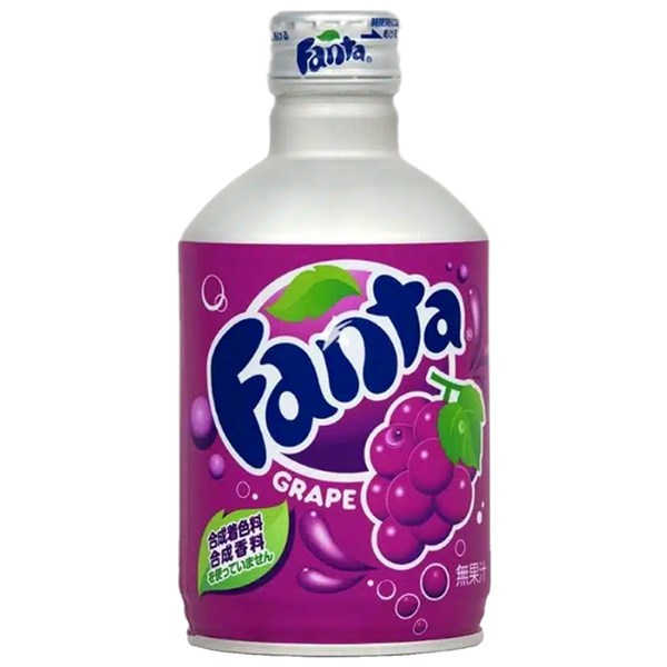 FANTA GRAPE ALUMINIUM BOTTLE 300ML