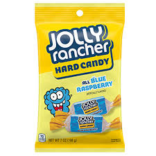 JOLLY RANCHER BLUE RASPBERRY HARD CANDY 198G