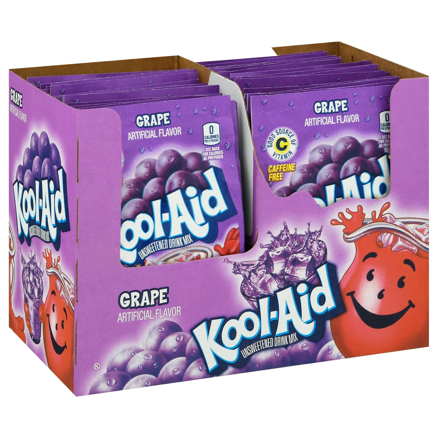 KOOL-AID UNSWEETENED GRAPE ARTIFICIALLY FLAVORED POWDERED DRINK MIX