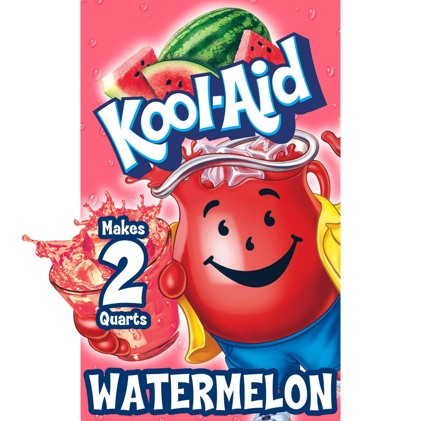 KOOL-AID UNSWEETENED WATERMELON ARTIFICIALLY FLAVORED POWDERED SOFT DRINK MIX, 0.15 OZ PACKET