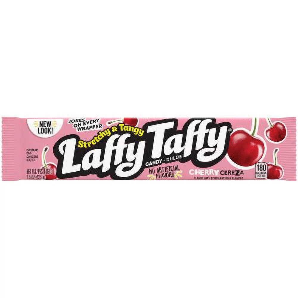 LAFFY TAFFY, STRETCHY & TANGY CANDY CHERRY