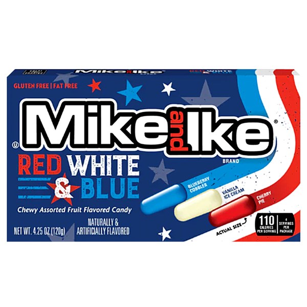 MIKE AND IKE RED, WHITE & BLUE