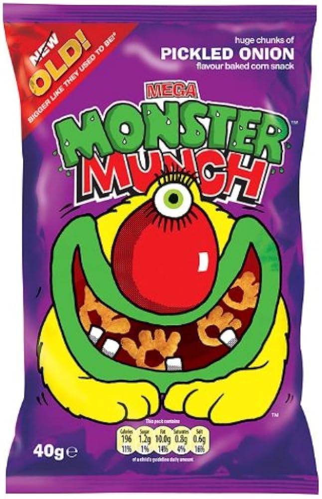 WALKERS MONSTER MUNCH PICKLED ONIONS