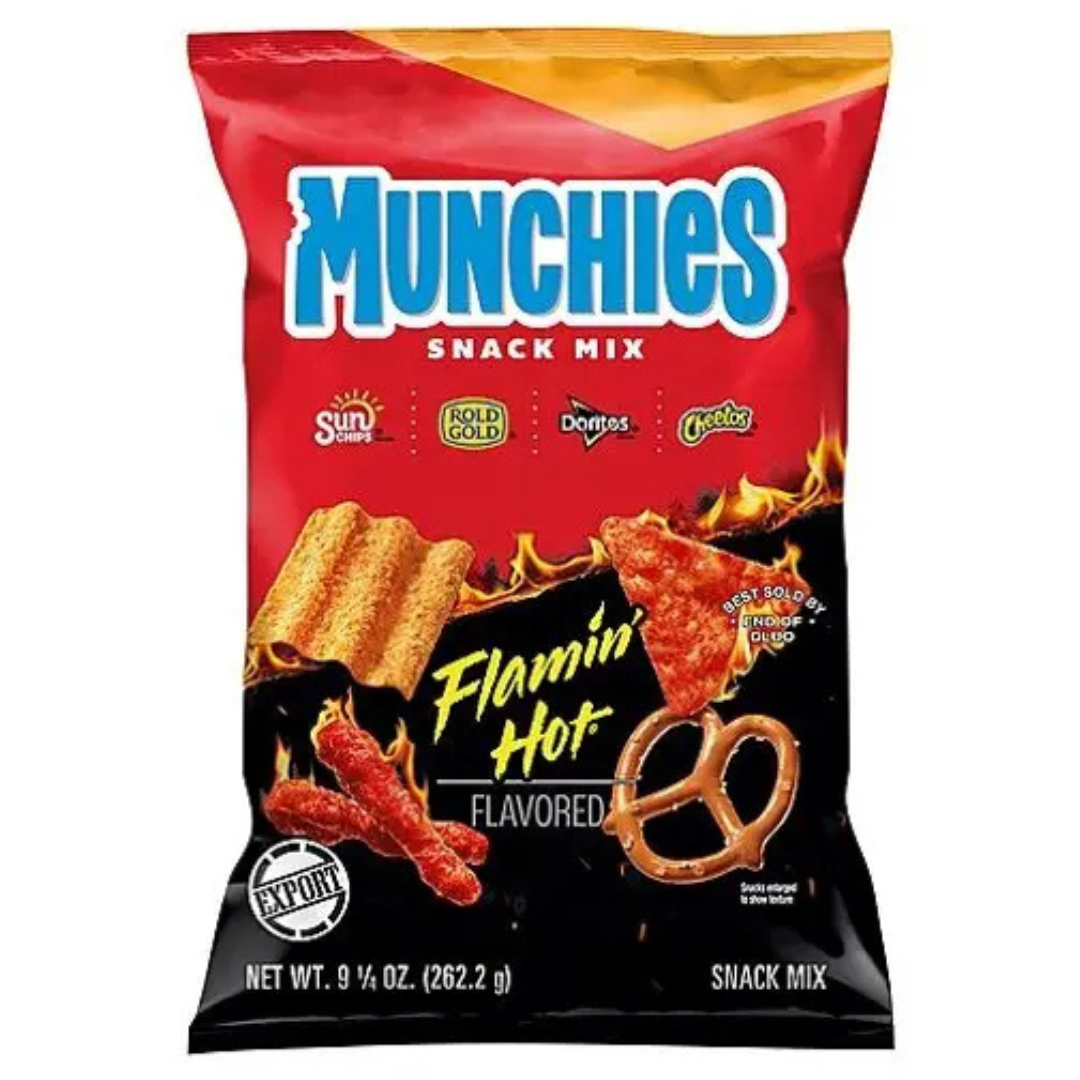 MUNCHIES SNACK MIX FLAMIN' HOT 262.2G