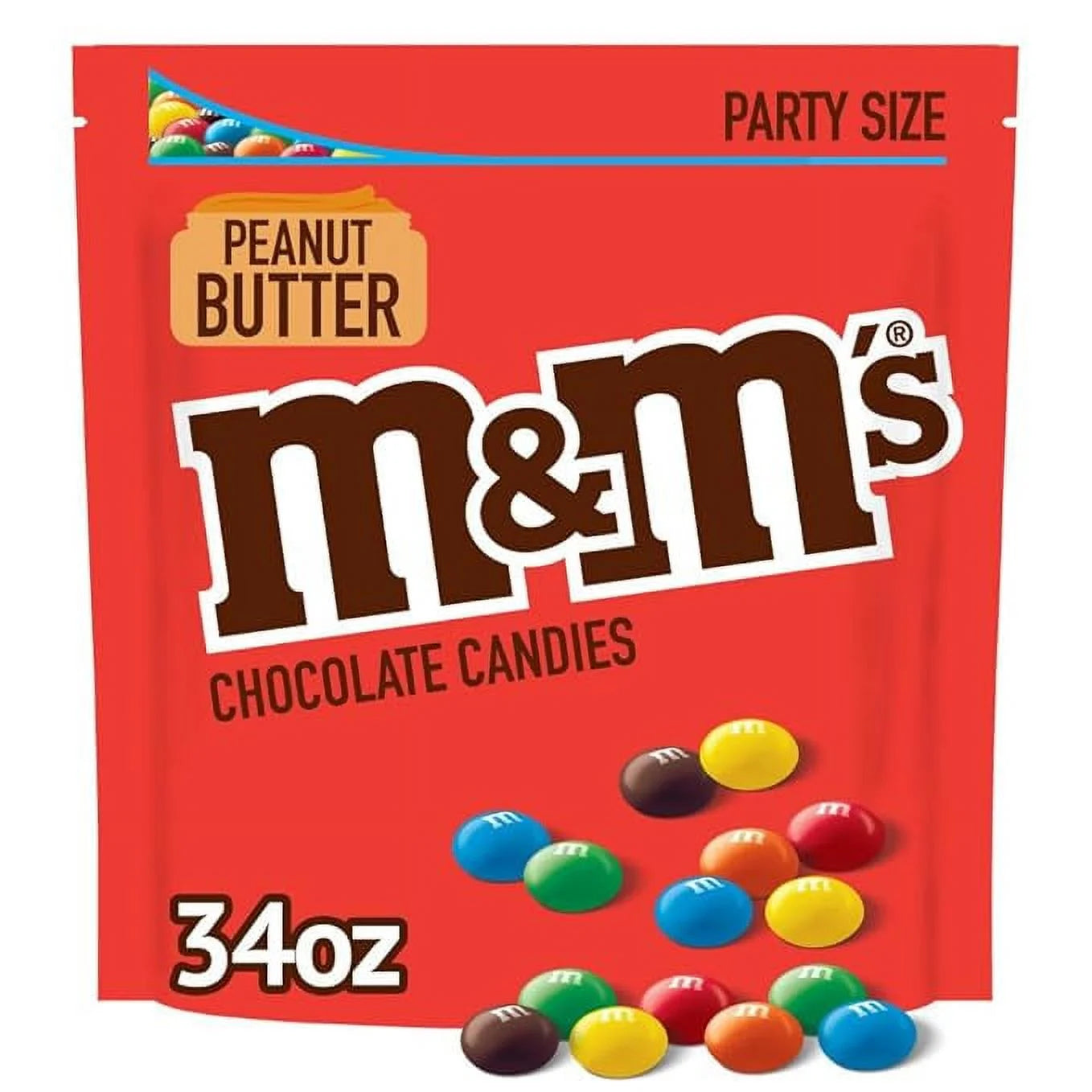 M&M PEANUT BUTTER PARTY SIZE BAG 963.9G