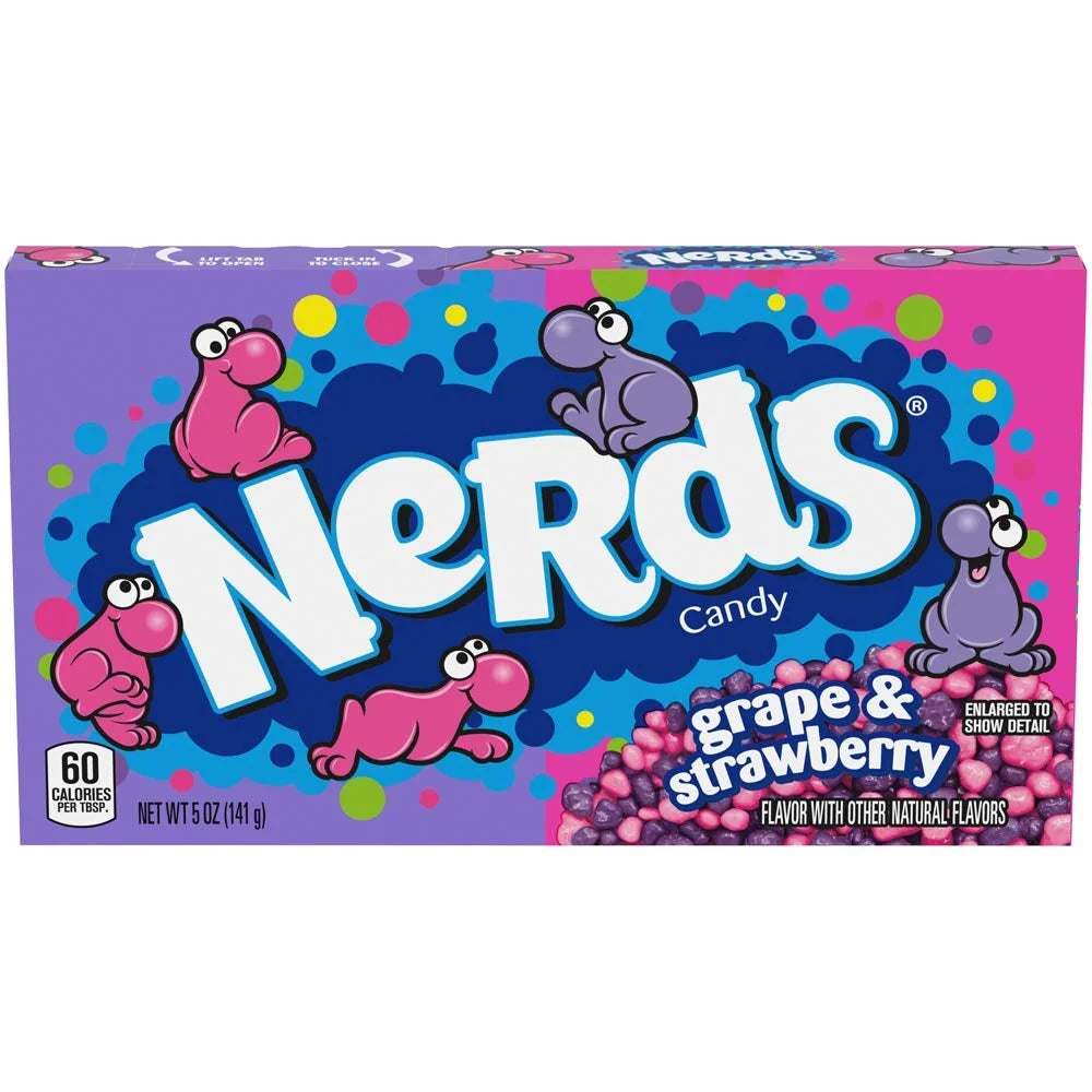 NERDS THEATER BOX, GRAPE & STRAWBERRY