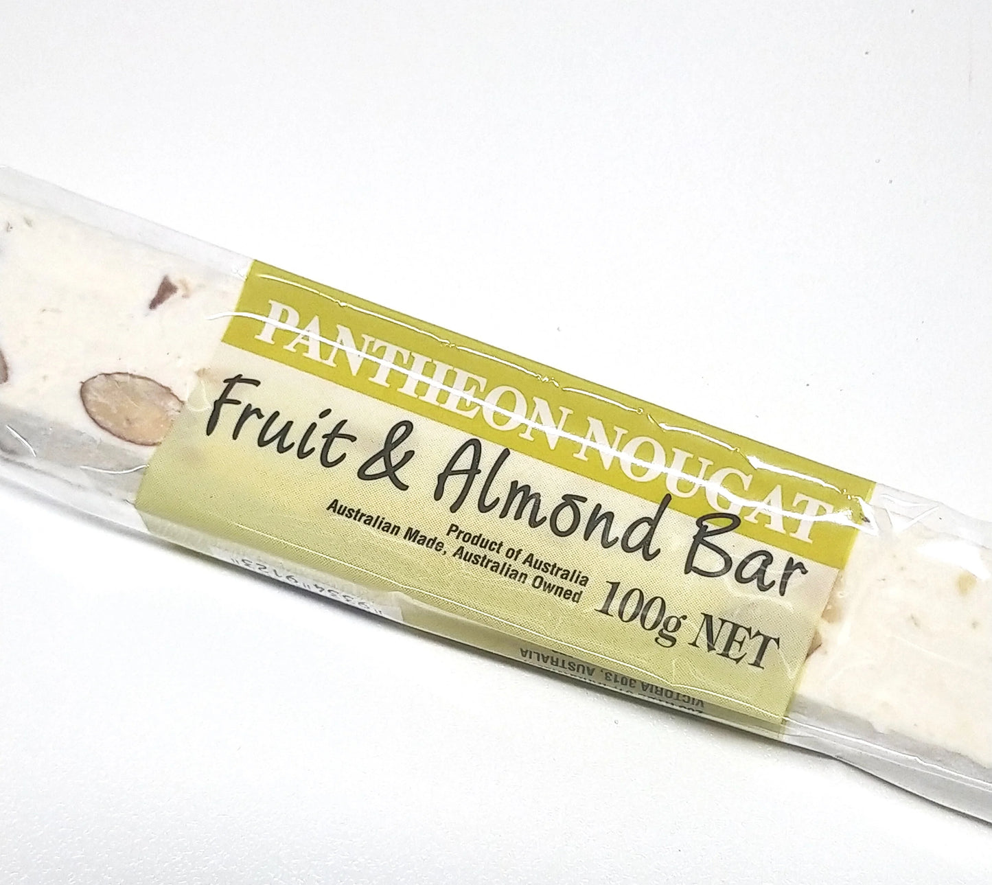 PANTHEON NOUGAT BAR FRUIT AND NUT