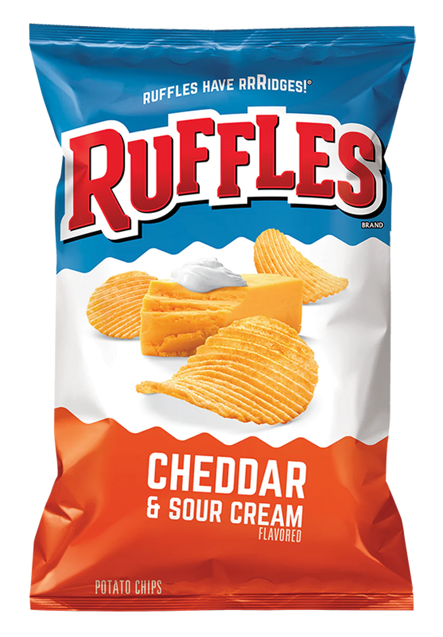 RUFFLES CHEDDAR AND SOUR CREAM 184.2G