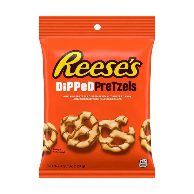 REESE'S MILK CHOCOLATE PEANUT BUTTER CANDY DIPPED PRETZELS