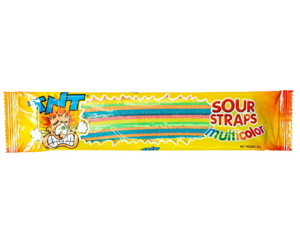 TNT Sour Straps Multicolour 57G