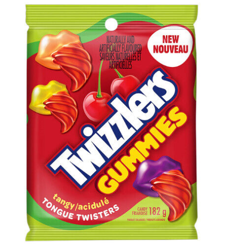 TWIZZLERS GUMMIES CHERRY 182G