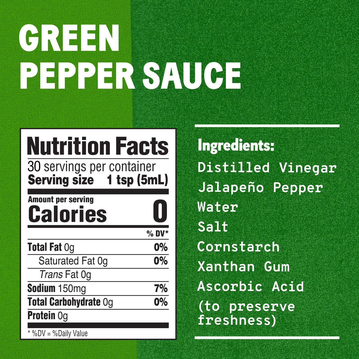 TABASCO GREEN PEPPER SAUCE 60ML