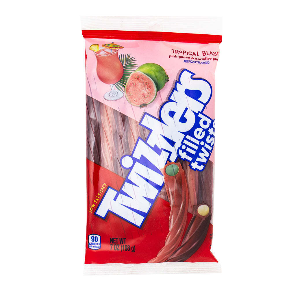 TWIZZLERS FILLED TWISTS TROPICAL BLAST 198G