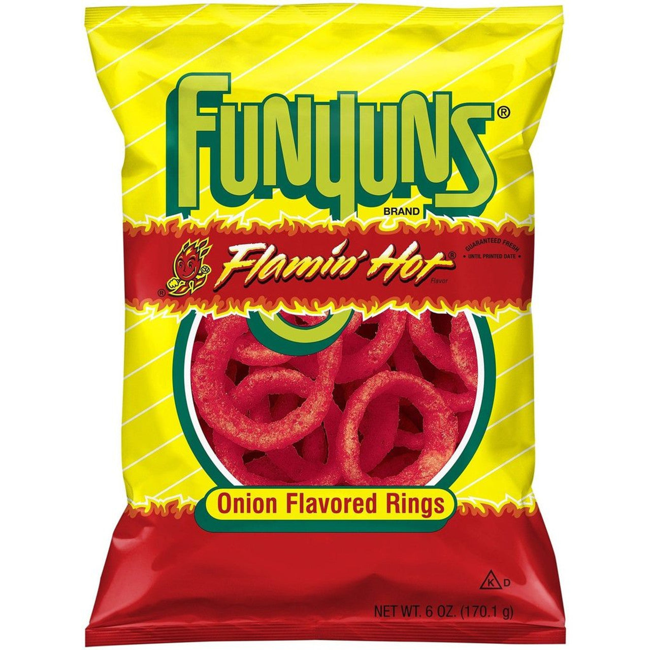 FUNYUNS ONION RINGS FLAMIN HOT 170.1G