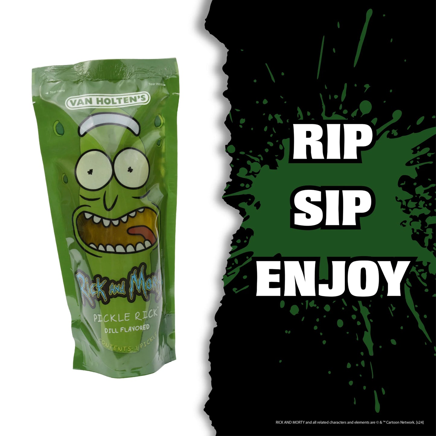 RICK AND MORTY PICKLE IN POUCH