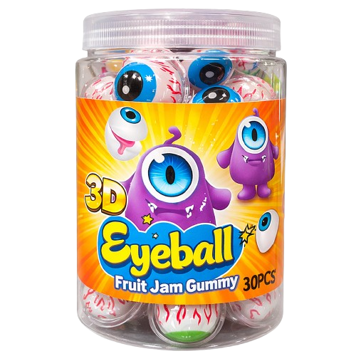 3D Eyeball Fruit Jam Gummy 30 pcs