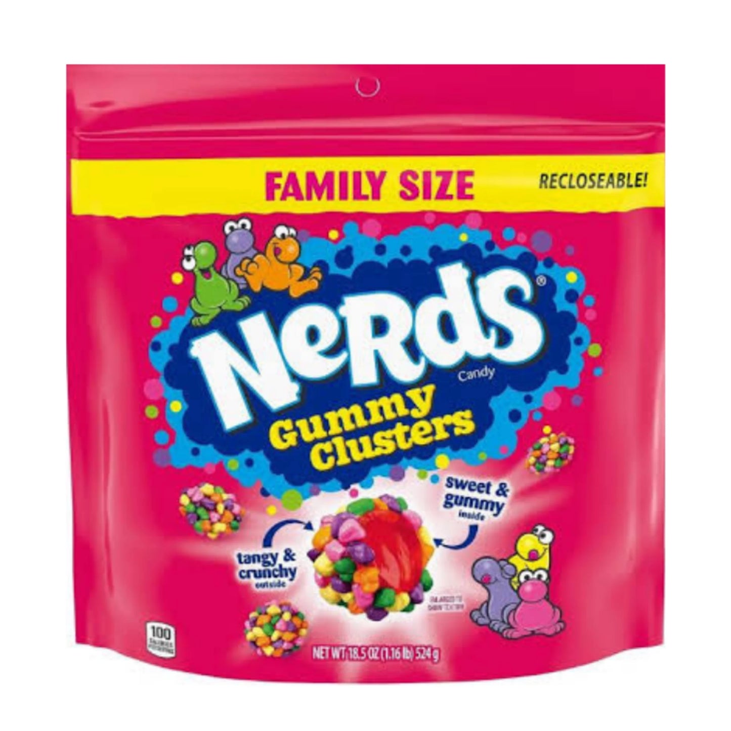 NERDS GUMMY CLUSTERS (524G)