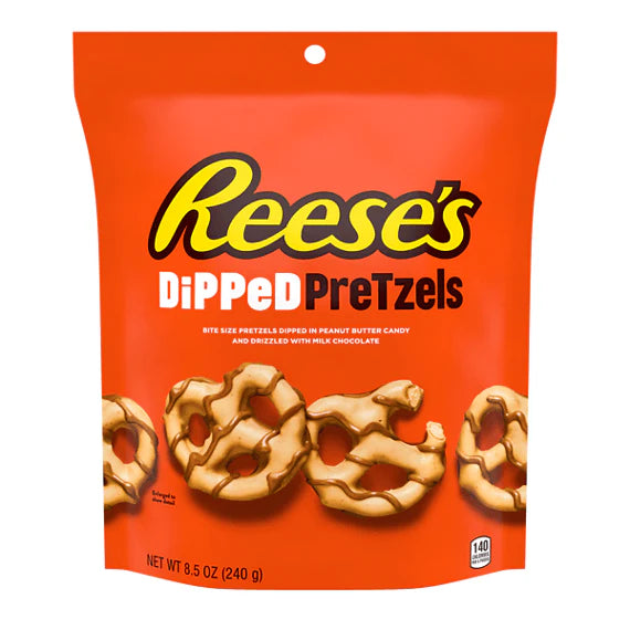 HERSHEY REESE'S DIPPED PRETZELS 240G