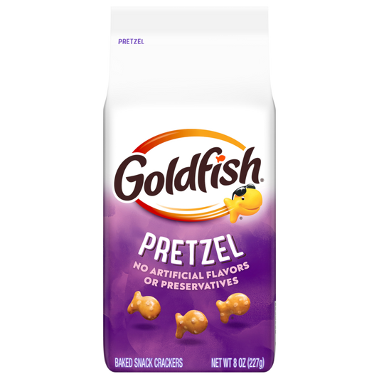 GOLDFISH PRETZEL CRACKERS 187G