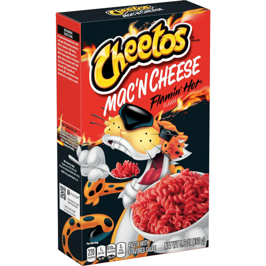 CHEETOS MAC 'N CHEESE, FLAMIN' HOT FLAVOR, 5.9 OZ BOX