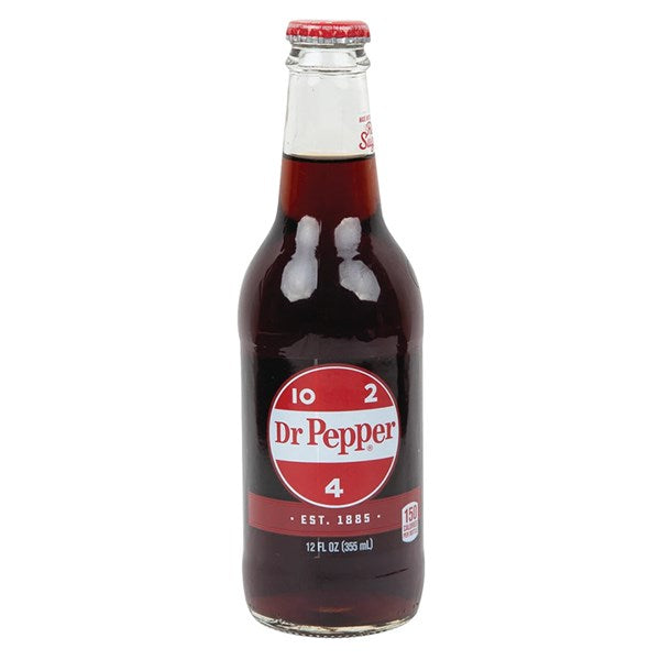 DR PEPPER GLASS BOTTLE 355ML