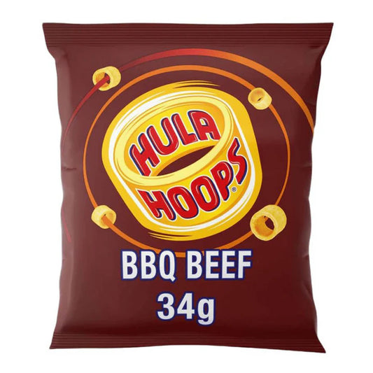 HULA HOOPS BBQ BEEF 34G
