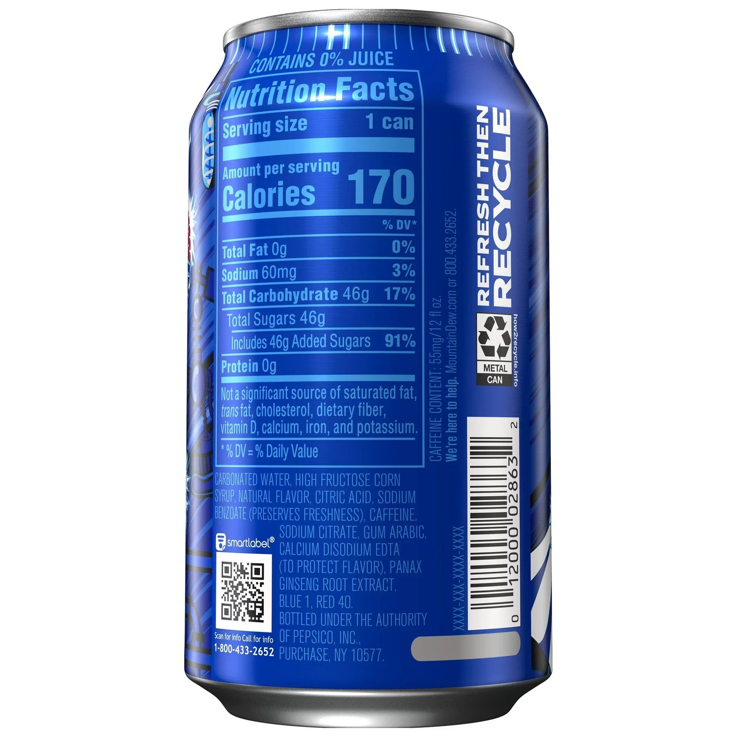 MOUNTAIN DEW VOLTAGE 355ML