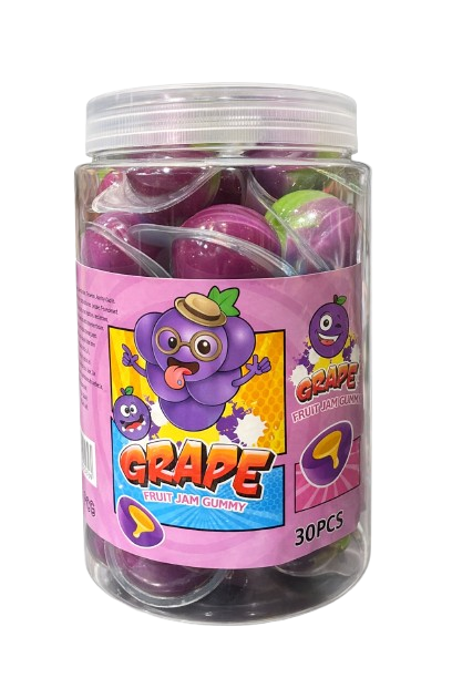 Grape Fruit Jam Gummy 30 pc