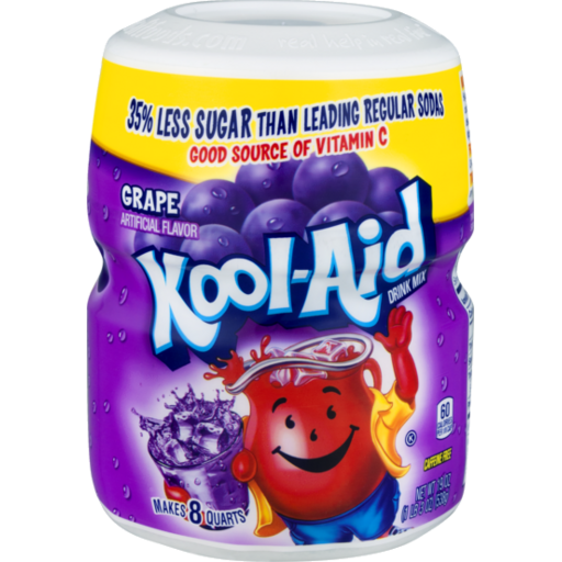 Kool Aid Grape Drink Mix Tub 538g