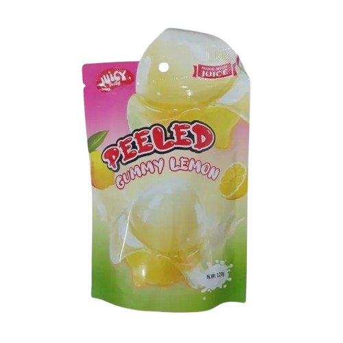 Juicy Jelly Peeled Gummy Lemon 120g