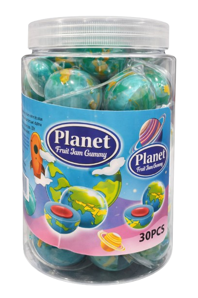 Planet Fruit Jam Gummy 30 pcs